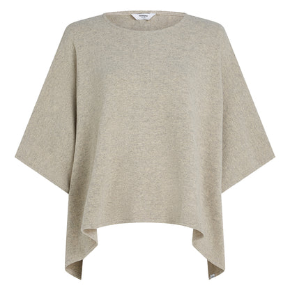 PENN&INK N.Y Kurzarm-Pullover Jumper Beige Feine Strickqualität Recycelte Baumwolle Oversize-Fit