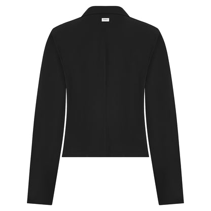 PENN&INK N.Y Kurzblazer Boxy Fit Travel-Quality Schwarz Rückseite