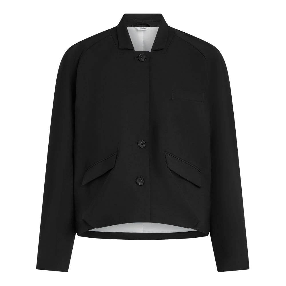 PENN&INK N.Y Kurzblazer Boxy Fit Travel-Quality Schwarz