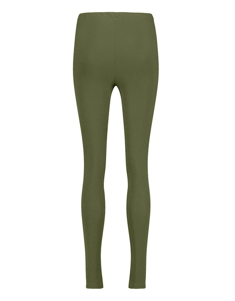 PENN&INK N.Y Leggings Bibi Evergreen Khaki Travel-Quality Rückseite