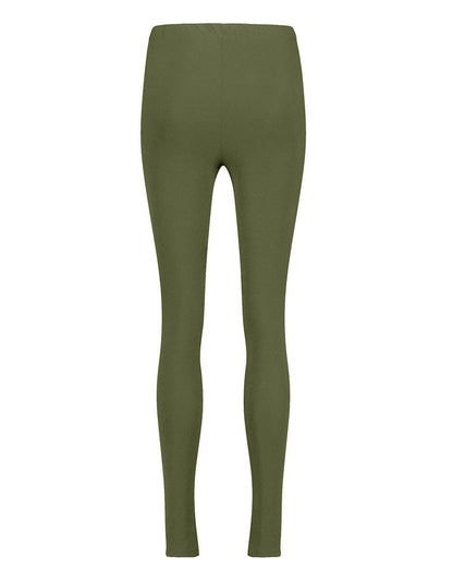 PENN&INK N.Y Leggings Bibi Evergreen Khaki Travel-Quality Rückseite