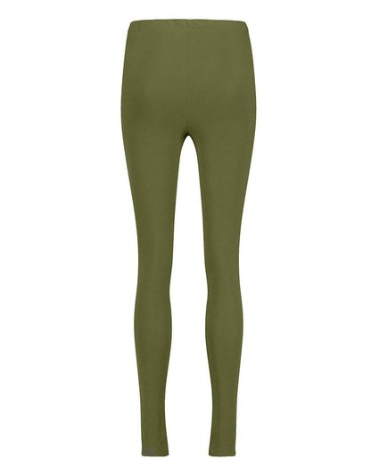 PENN&INK N.Y Leggings Bibi Khaki Travel-Quality Rückseite
