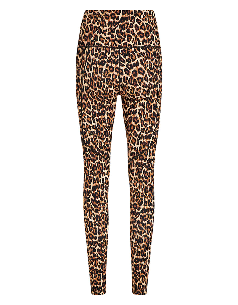 PENN&INK N.Y Leggings Leopard-Print Animalprint Travel-Quality Slim-Fit Rückseite