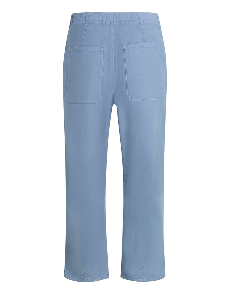 PENN&INK N.Y Leinenhose Casual-Fit Denim Rückseite