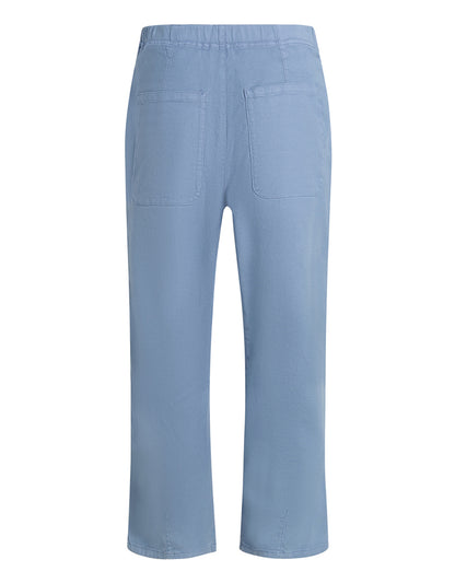 PENN&INK N.Y Leinenhose Casual-Fit Denim Rückseite