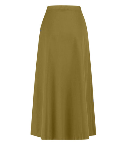 PENN&INK N.Y Maxi-Rock Anna A-Form Travel-Quality Avocado Rückseite