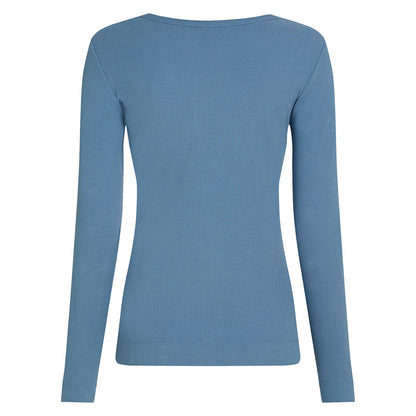 PENN&INK N.Y Longsleeve Ripp-Baumwolle Water Denim Rückseite
