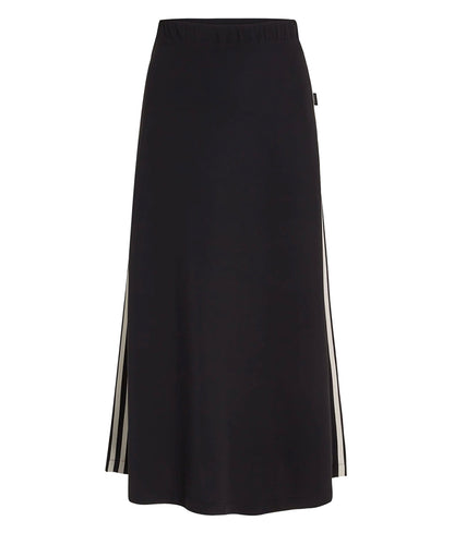 PENN&INK N.Y Maxi-Rock Anna Seitenstreifen A-Form Travel-Quality Schwarz 