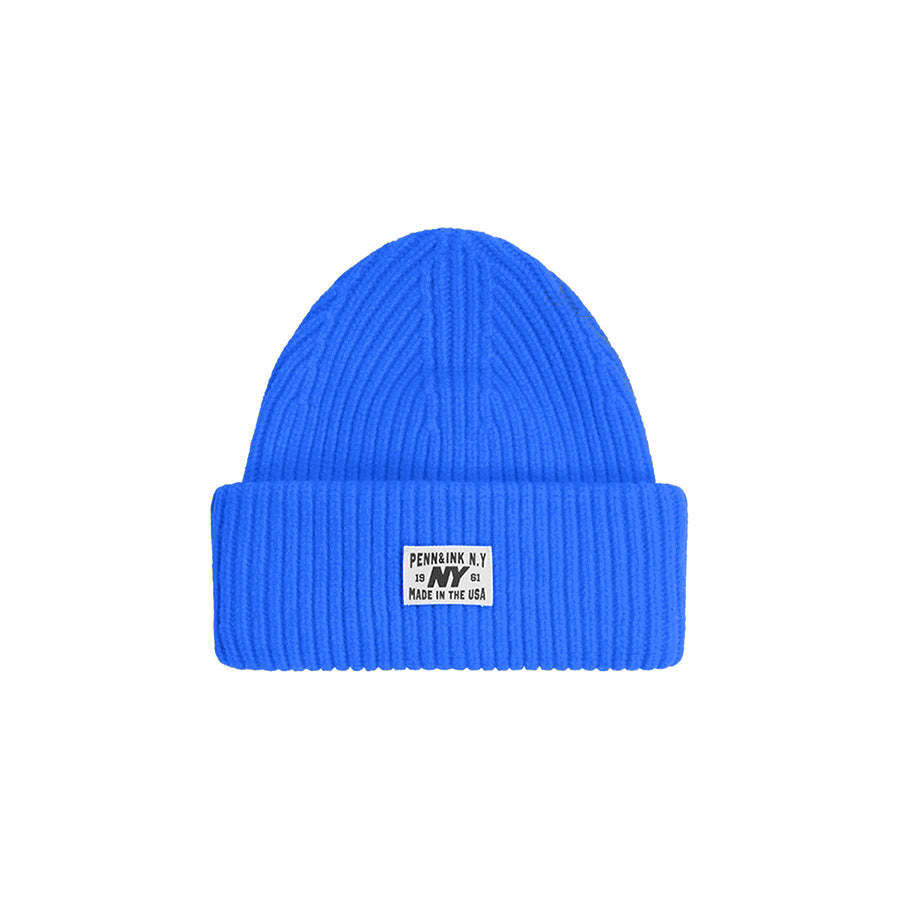 PENN&INK N.Y Strickmütze Royal Blue Blau