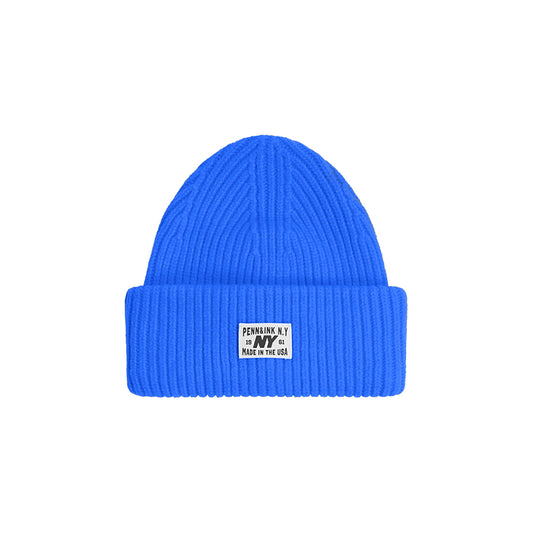 PENN&INK N.Y Strickmütze Royal Blue Blau