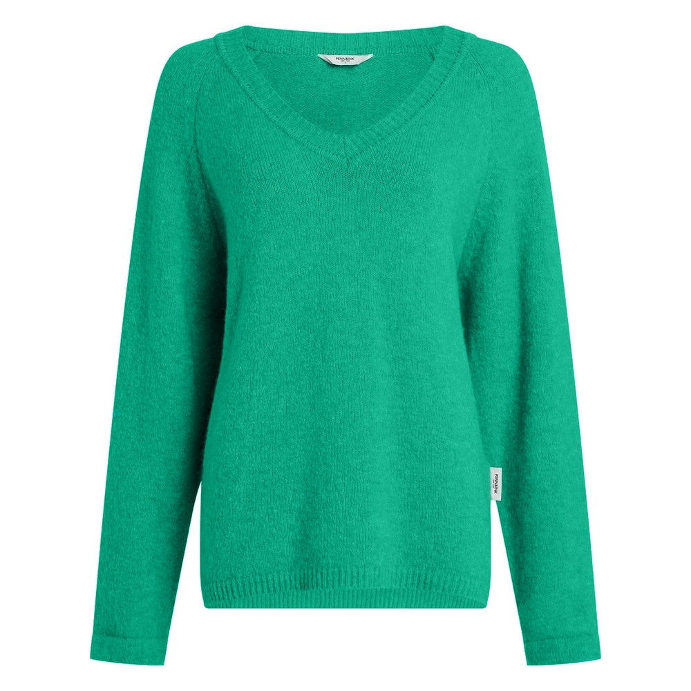 PENN&INK N.Y Strickpullover Emerald Grün V-Neck

