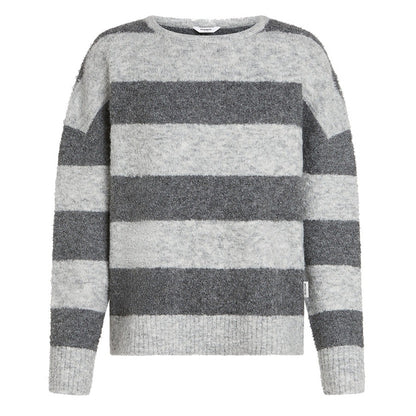 PENN&INK N.Y Strickpullover Streifen Grau