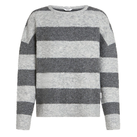 PENN&INK N.Y Strickpullover Streifen Grau