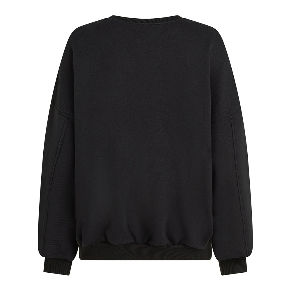 PENN&INK N.Y Sweatshirt „Soul Searcher" Schwarz Rückseite