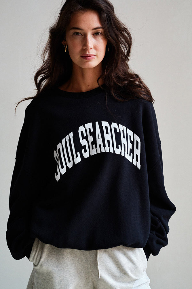 PENN&INK N.Y Sweatshirt „Soul Searcher" Schwarz Model