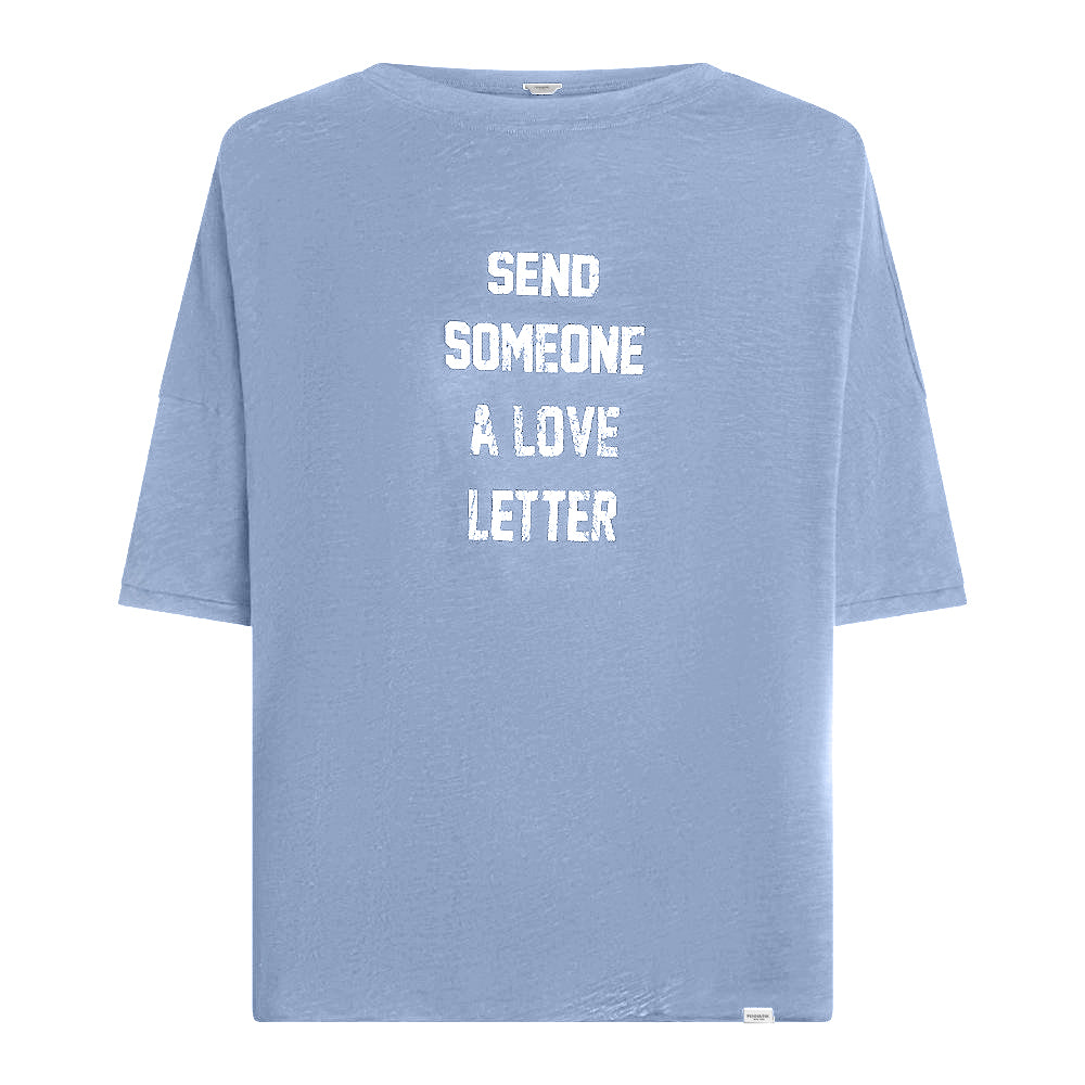 PENN&INK N.Y T-Shirt Print Love Letter Moonlight
