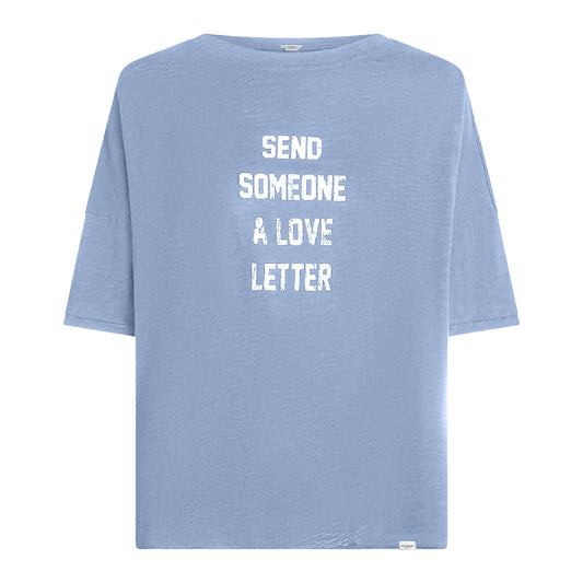 PENN&INK N.Y T-Shirt Print Love Letter Moonlight
