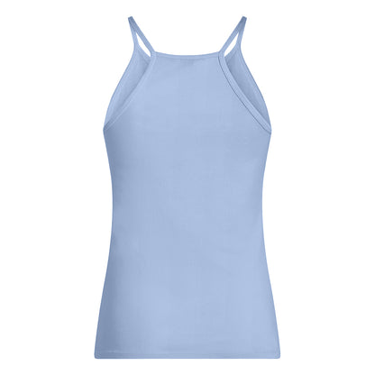 PENN&INK N.Y Tanktop Slim Fit Spaghettiträger Moonlight Blau Rückseite