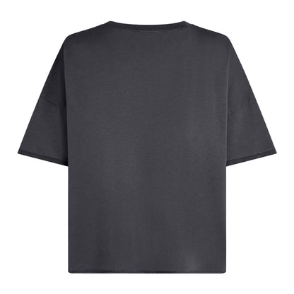 PENN&INK N.Y T-Shirt Baumwolle Asphalt Casual-Fit Rückseite