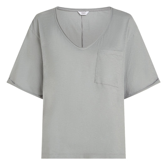PENN&INK N.Y T-Shirt Boxy Fit Grau Monument