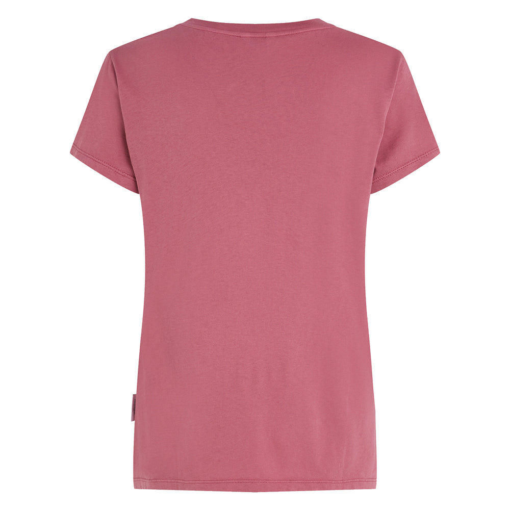 PENN&INK N.Y T-Shirt Print New York Rosé Baumwolle Rückseite
