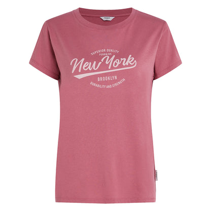 PENN&INK N.Y T-Shirt Print New York Rosé Baumwolle