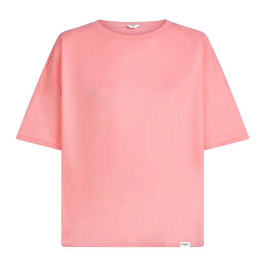 PENN&INK N.Y T-Shirt Baumwolle Wild Rose Rosa Casual-Fit