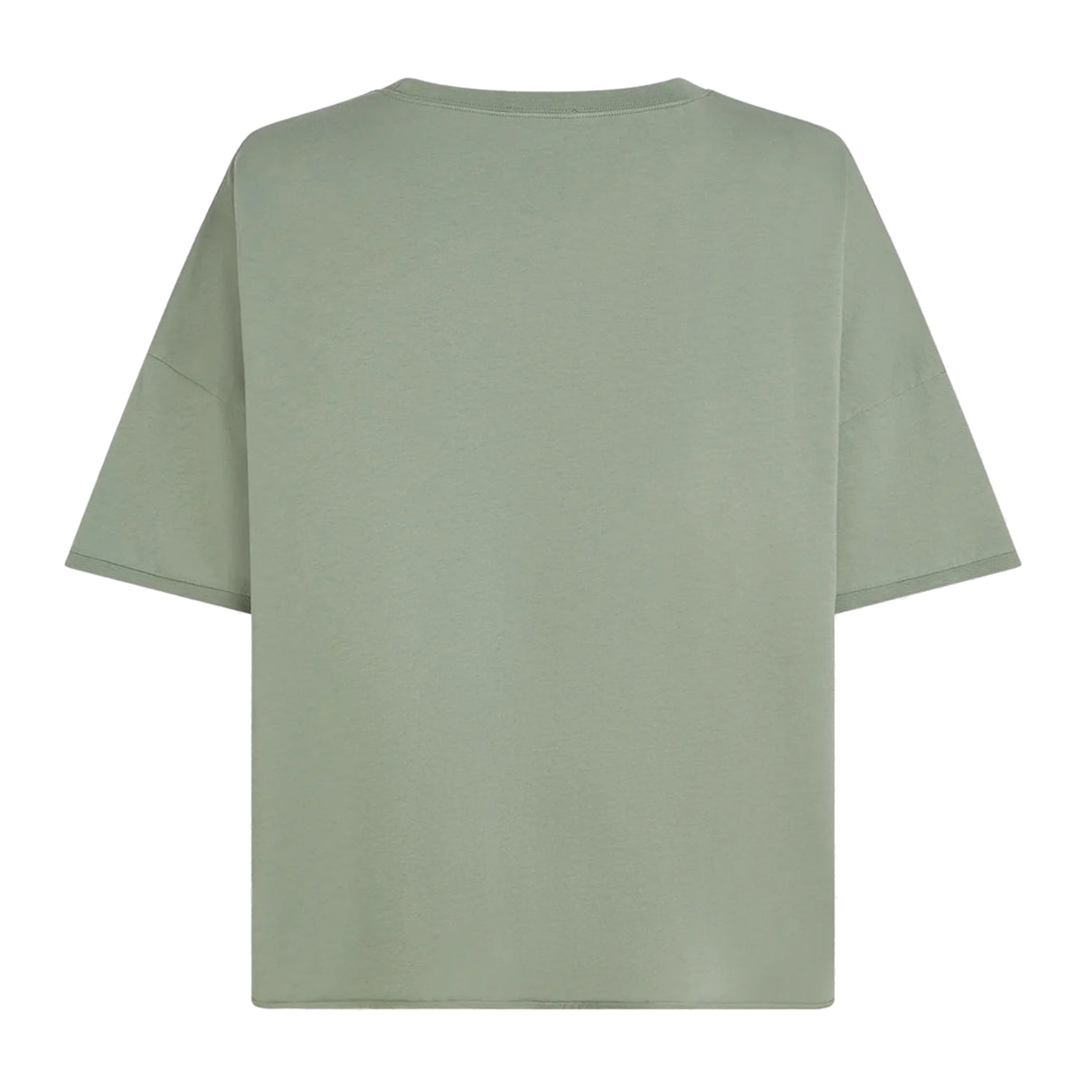 PENN&INK N.Y T-Shirt Baumwolle Sage Salbei Casual-Fit Rückseite
