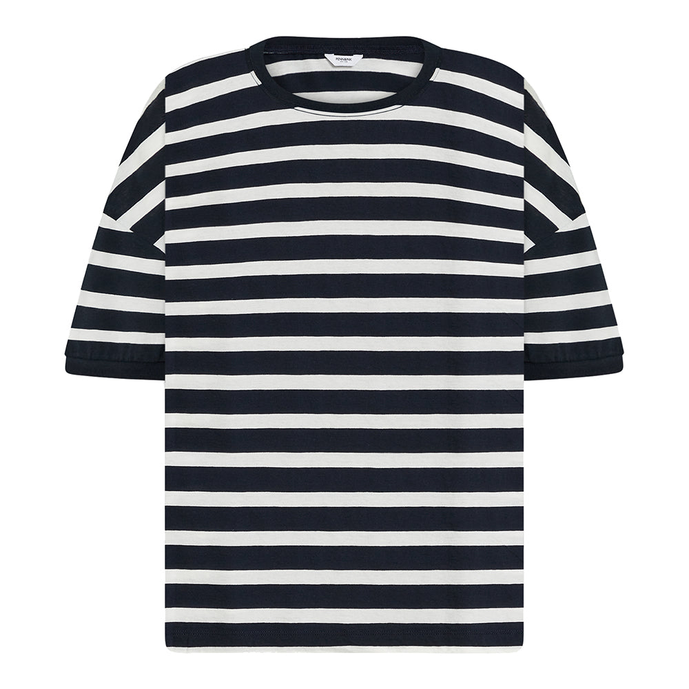 PENN&INK N.Y T-Shirt Streifen Relaxed Fit Navy