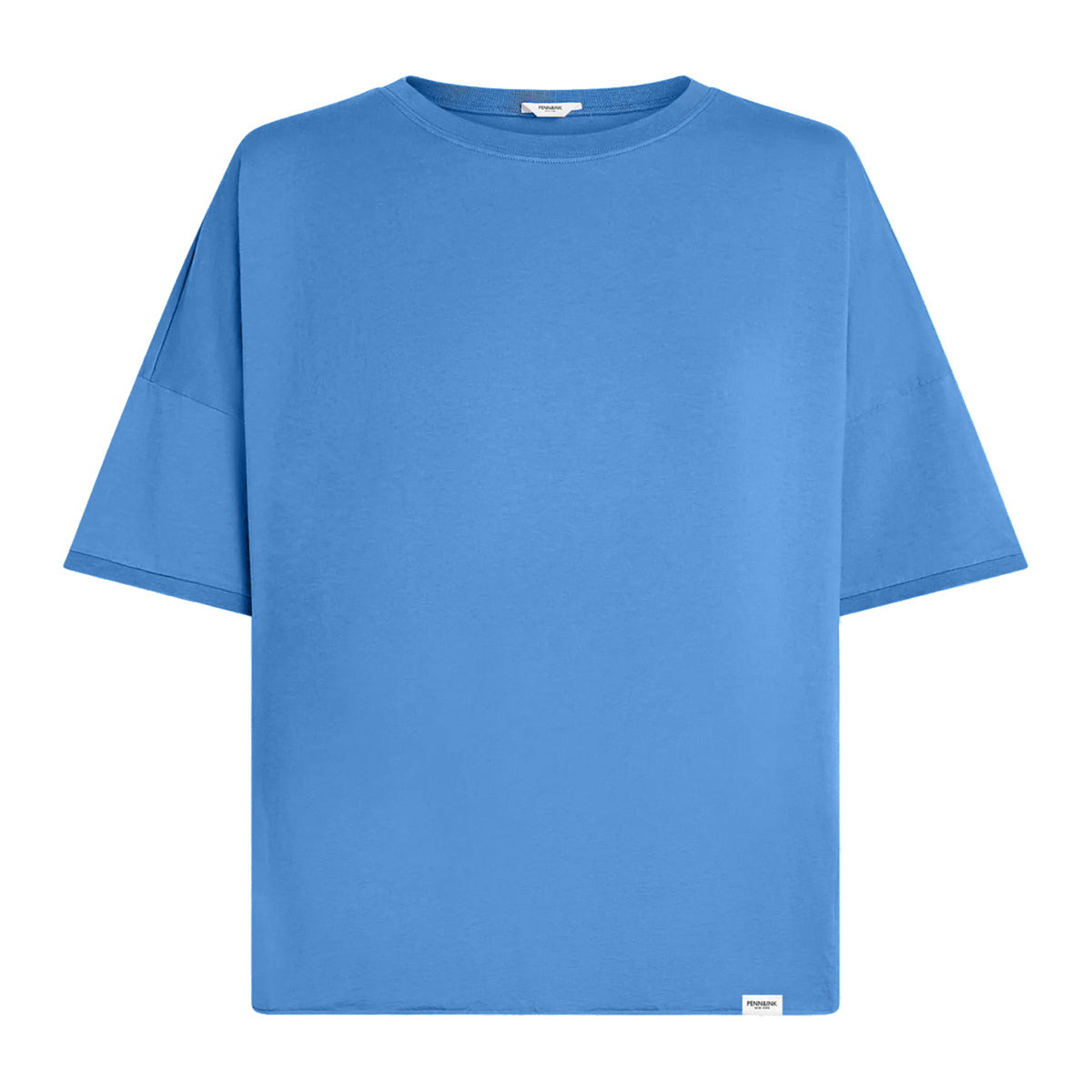 PENN&INK N.Y T-Shirt Baumwolle Surf Blau Casual-Fit