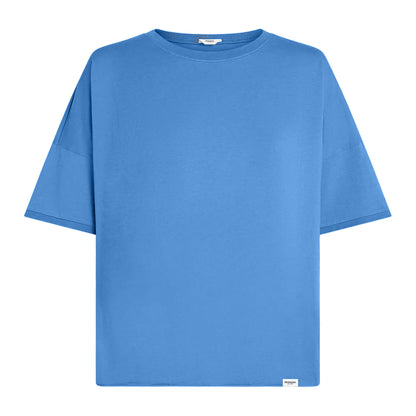 PENN&INK N.Y T-Shirt Baumwolle Surf Blau Casual-Fit