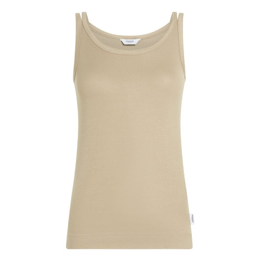 PENN&INK N.Y Tanktop Slim-Fit Lyocell Tencel Sand