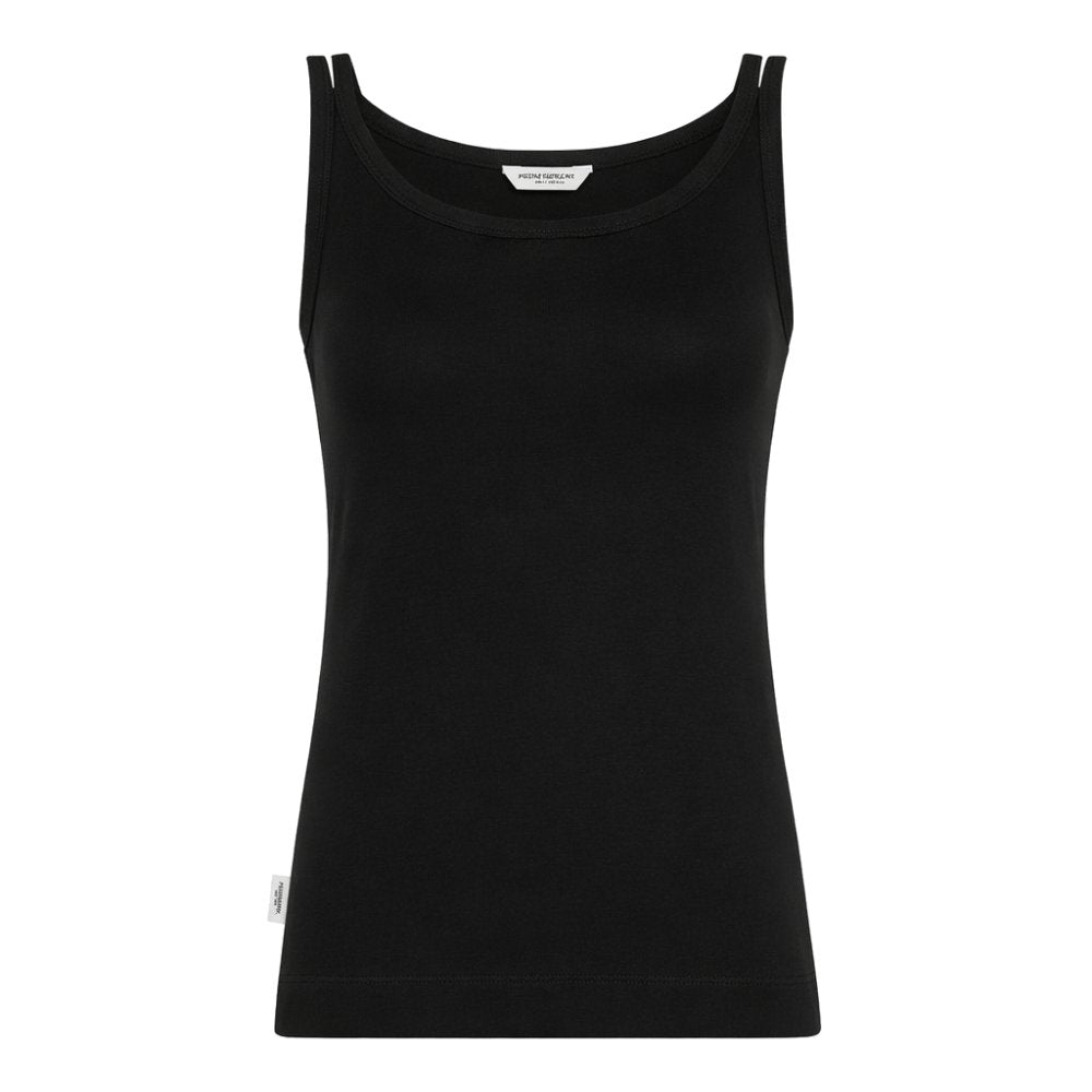 PENN&INK N.Y Tanktop Slim-Fit Lyocell Tencel Schwarz
