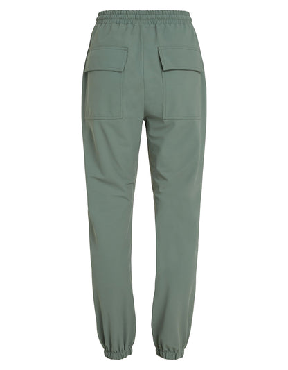 PENN&INK N.Y Hose Casual Fit Oliv Jogpants-Style Travel-Quality Elastischer Bund Rückseite