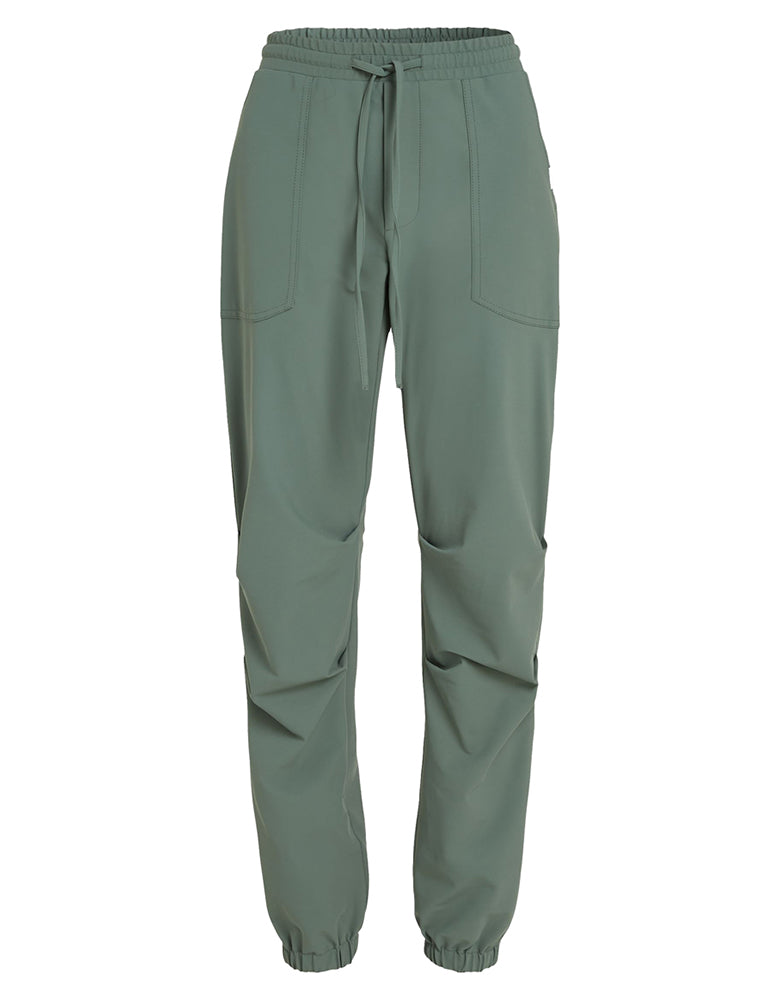 PENN&INK N.Y Hose Casual Fit Oliv Jogpants-Style Travel-Quality Elastischer Bund