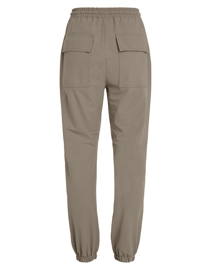 PENN&INK N.Y Hose Casual Fit Taupe Jogpants-Style Travel-Quality Elastischer Bund Rückseite