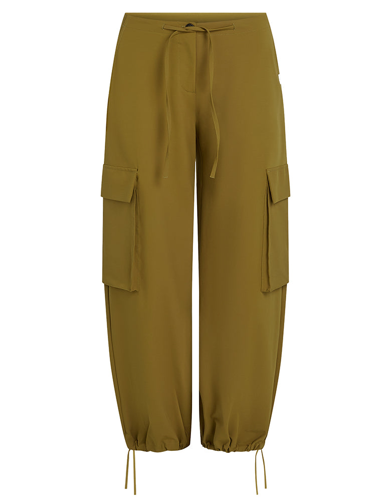 PENN&INK N.Y Cargo-Hose Butternut Khaki Wide Leg Travel-Quality Große Cargo-Taschen