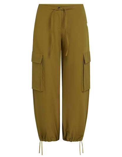 PENN&INK N.Y Cargo-Hose Butternut Khaki Wide Leg Travel-Quality Große Cargo-Taschen