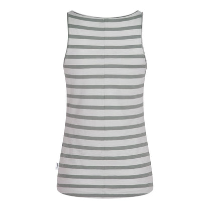 PENN&INK N.Y Tanktop Streifen Jersey Baumwolle Monument Grau Back