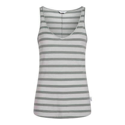 PENN&INK N.Y Tanktop Streifen Jersey Baumwolle Monument Grau
