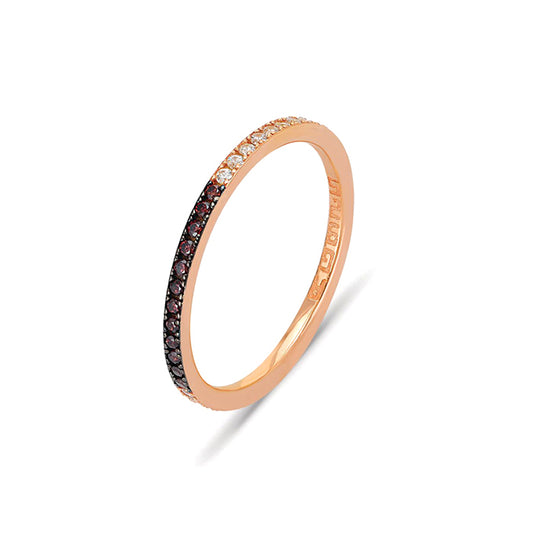 Kurshuni | Memoire-Ring |Multicolor | Rosé Plattiert