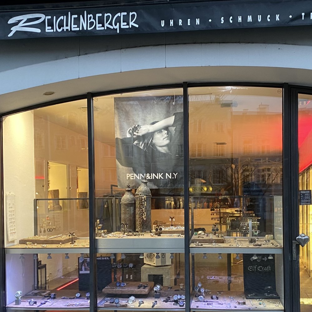 Schmuck Mode Reichenberger Burghausen Schaufenster PENN&INK N.Y
