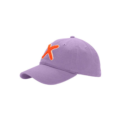 UNIO Kappe Cap Kobe-X X-Patch Orange Amethyst Nachhaltig Fair Produziert Seitlich