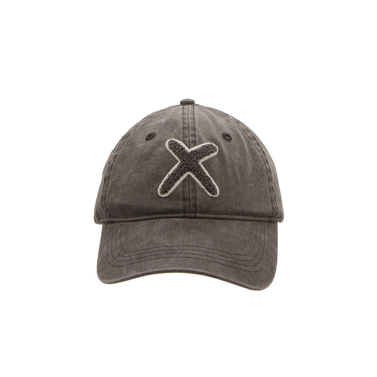 UNIO Kappe Cap Kobe-X X-Patch Anthrazit Unisex Nachhaltig Fair Produziert