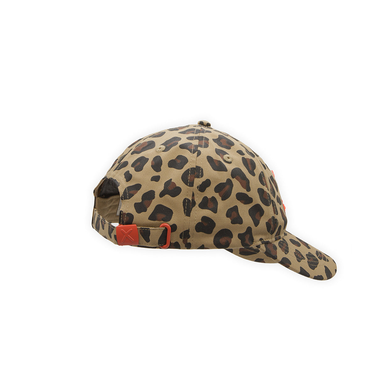 UNIO Kappe Cap Kobe-X Leo X-Patch Orange Leoparden-Print Nachhaltig Fair Produziert 3