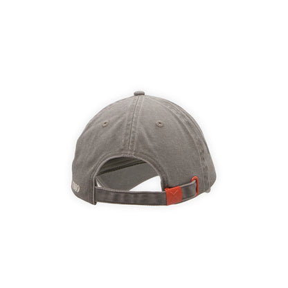 UNIO Kappe Cap Kobe-X X-Patch Grau Unisex Nachhaltig Fair Produziert Rückseite