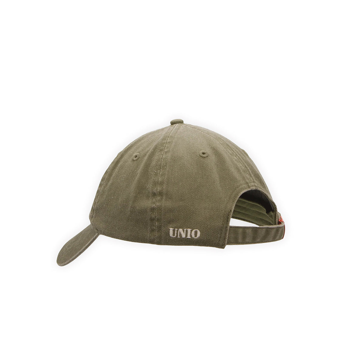 UNIO Kappe Cap Kobe-X Khaki X-Patch Unisex Rückseite