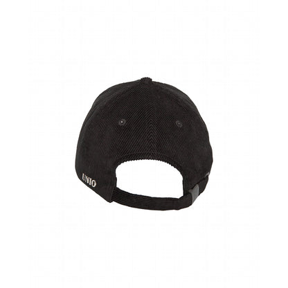 UNIO Baseball-Cap Tore X Black Schwarz X-Patch Gerippte Cord-Optik Unisex Rückseite