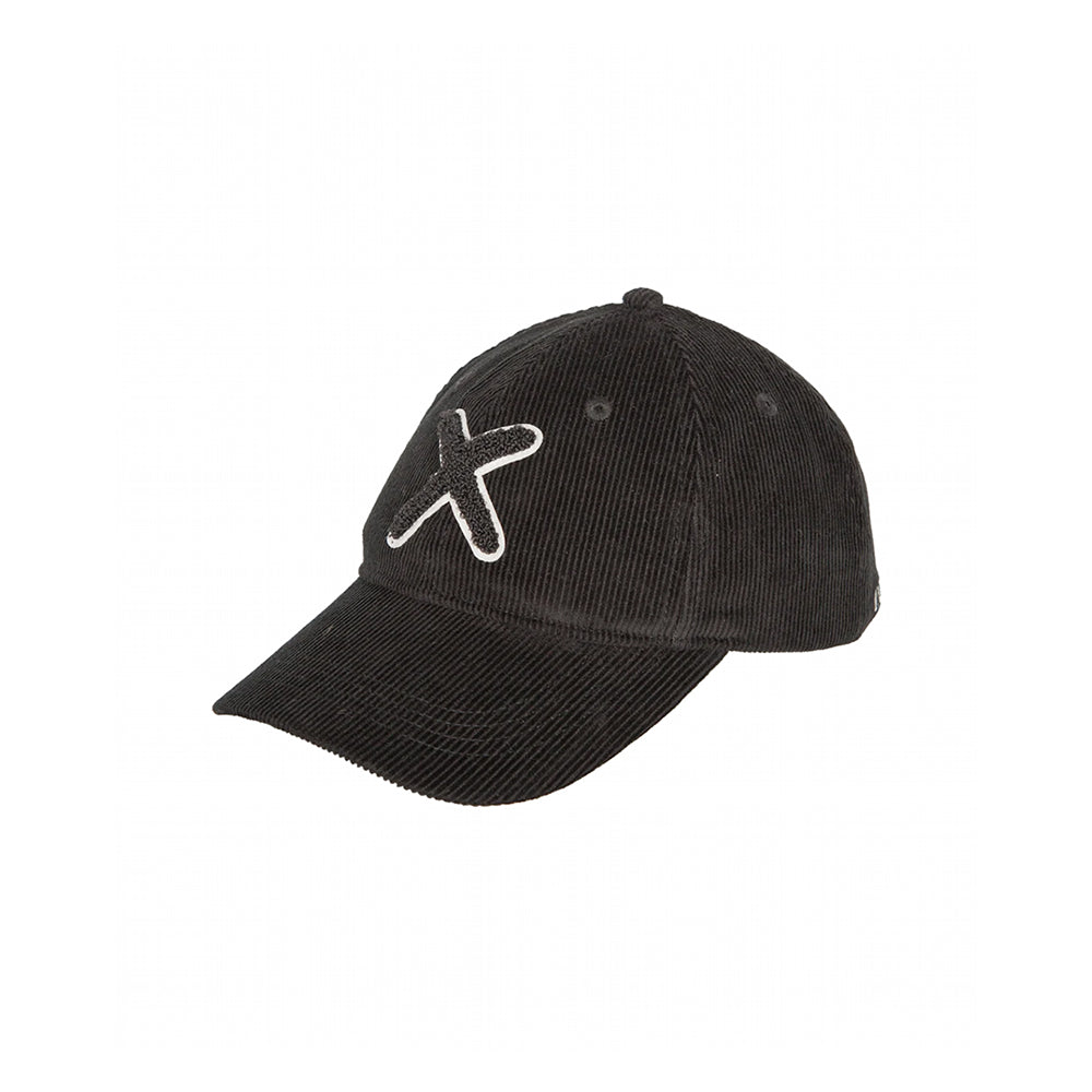 UNIO Baseball-Cap Tore X Black Schwarz X-Patch Gerippte Cord-Optik Unisex Detail