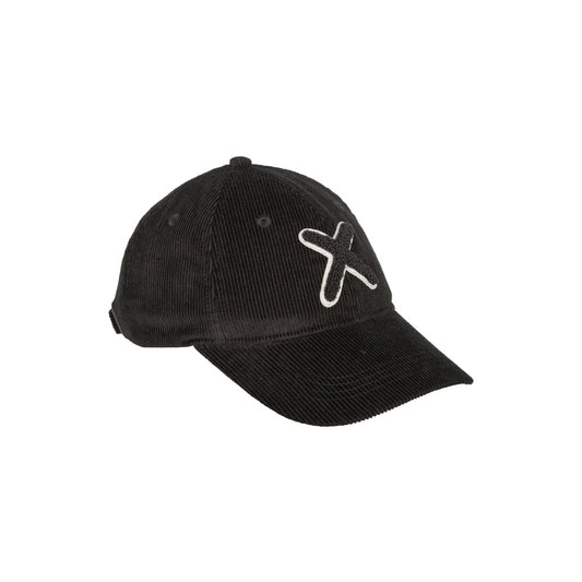 UNIO Baseball-Cap Tore X Black Schwarz X-Patch Gerippte Cord-Optik Unisex